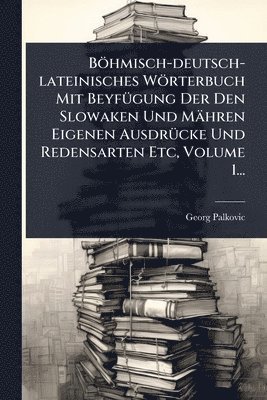 bokomslag Böhmisch-deutsch-lateinisches Wörterbuch Mit BeyfÃ1/4gung Der Den Slowaken Und Mähren Eigenen AusdrÃ1/4cke Und Redensarten Etc, Volume 1...