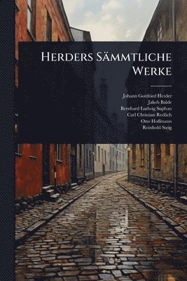 bokomslag Herders Sämmtliche Werke