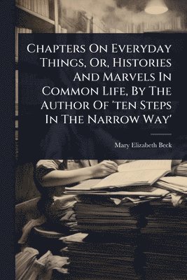 bokomslag Chapters On Everyday Things, Or, Histories And Marvels In Common Life, By The Author Of 'ten Steps In The Narrow Way'