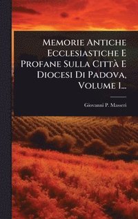 bokomslag Memorie Antiche Ecclesiastiche E Profane Sulla CittÃ E Diocesi Di Padova, Volume 1...