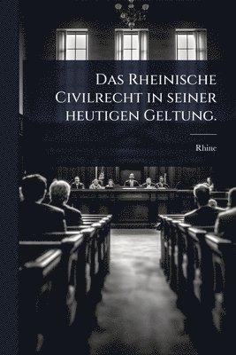 bokomslag Rheinische Civilrecht in seiner heutigen Geltung.