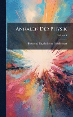 bokomslag Annalen Der Physik