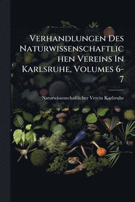 bokomslag Verhandlungen Des Naturwissenschaftlichen Vereins In Karlsruhe, Volumes 6-7