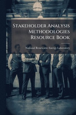 bokomslag Stakeholder Analysis Methodologies Resource Book