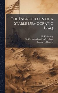 bokomslag Ingredients of a Stable Democratic Iraq