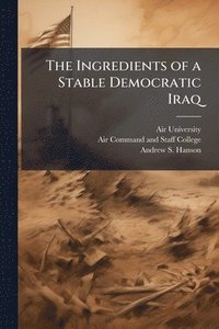 bokomslag Ingredients of a Stable Democratic Iraq