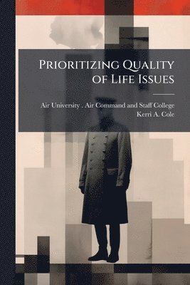 bokomslag Prioritizing Quality of Life Issues