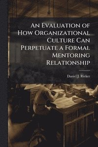 bokomslag Evaluation of How Organizational Culture Can Perpetuate a Formal Mentoring Relationship