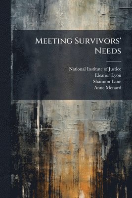 bokomslag Meeting Survivors' Needs