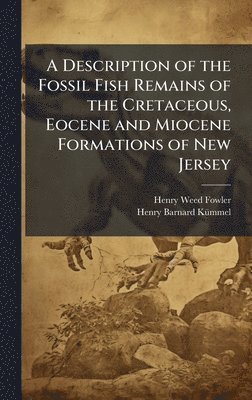 bokomslag A Description of the Fossil Fish Remains of the Cretaceous, Eocene and Miocene Formations of New Jersey