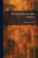 R Brimley Johnson - Letters of Mrs. Thrale, Häftad