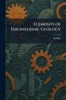 H Ries - Elements of Engineering Geology, Häftad