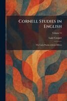 Lane Cooper - Cornell Studies in English, Häftad