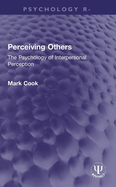 bokomslag Perceiving Others