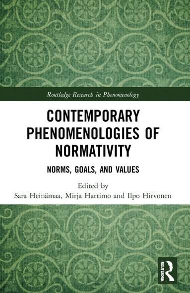 bokomslag Contemporary Phenomenologies of Normativity