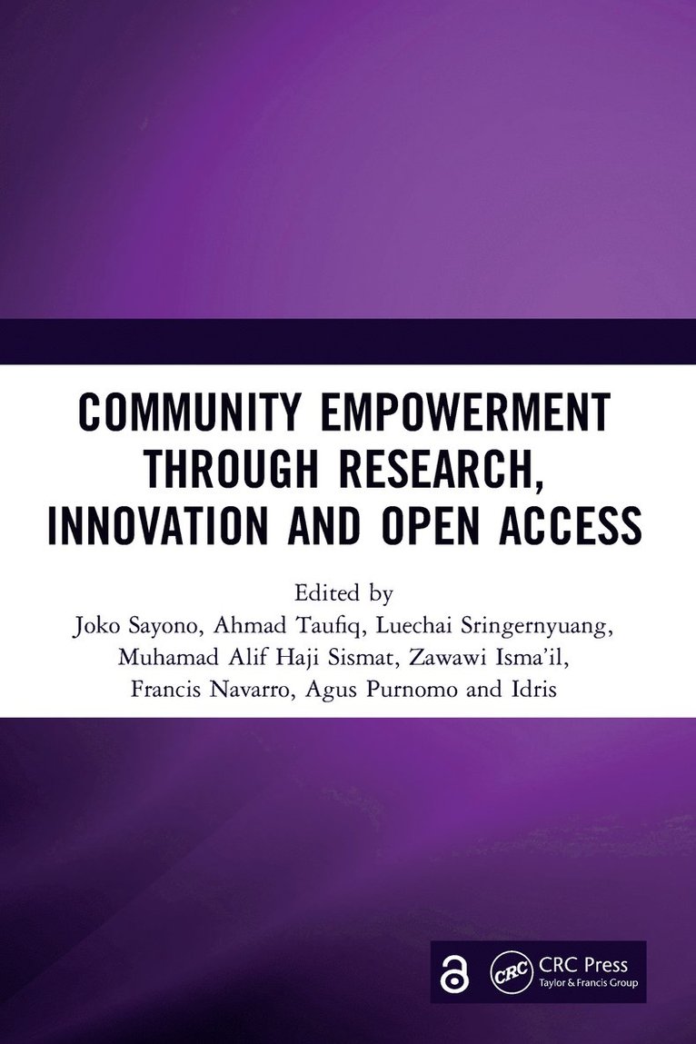 Community Empowerment through Research, Innovation and Open Access 1