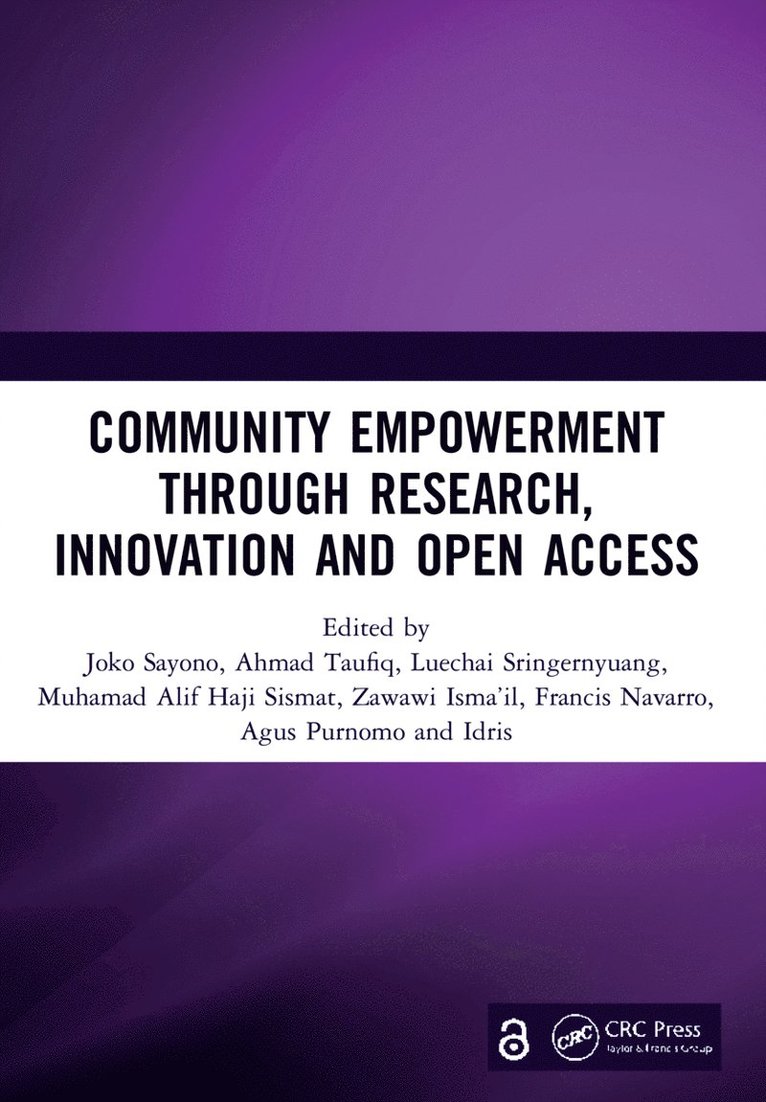 Community Empowerment through Research, Innovation and Open Access 1