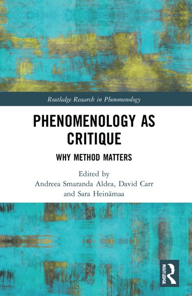 bokomslag Phenomenology as Critique
