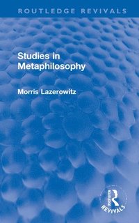 bokomslag Studies in Metaphilosophy