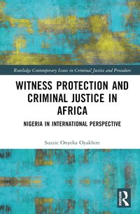 bokomslag Witness Protection and Criminal Justice in Africa