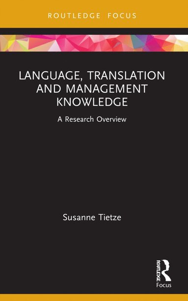 bokomslag Language, Translation and Management Knowledge