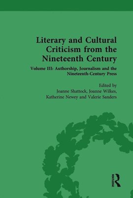 bokomslag Literary and Cultural Criticism from the Nineteenth Century