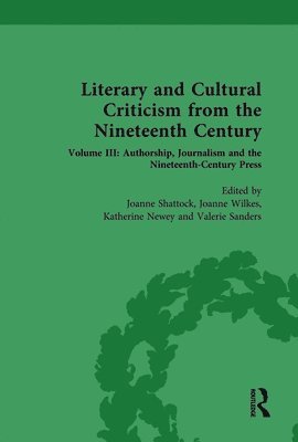 Literary and Cultural Criticism from the Nineteenth Century 1