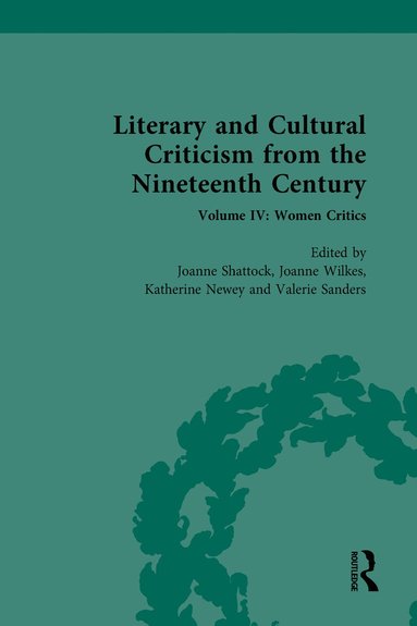 bokomslag Literary and Cultural Criticism from the Nineteenth Century