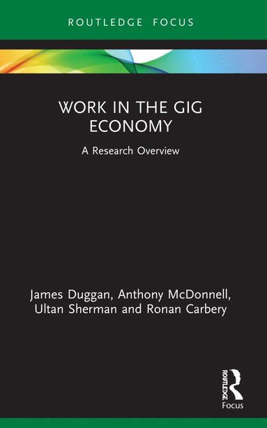 bokomslag Work in the Gig Economy