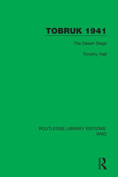 Timothy Hall - Tobruk 1941, Häftad