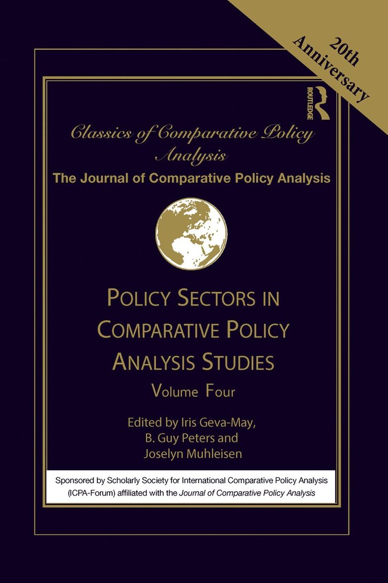 Iris Geva-May, B. Guy Peters, Joselyn Muhleisen - Policy Sectors in Comparative Policy Analysis Studies, Häftad