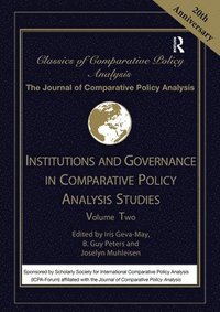 bokomslag Institutions and Governance in Comparative Policy Analysis Studies