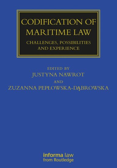 bokomslag Codification of Maritime Law