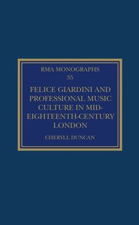 bokomslag Felice Giardini and Professional Music Culture in Mid-Eighteenth-Century London