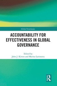bokomslag Accountability for Effectiveness in Global Governance