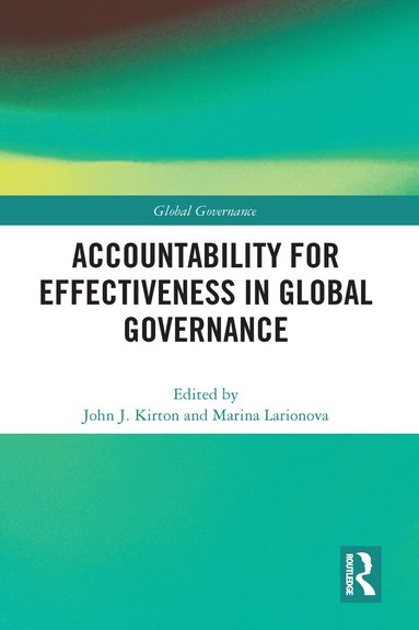 bokomslag Accountability for Effectiveness in Global Governance