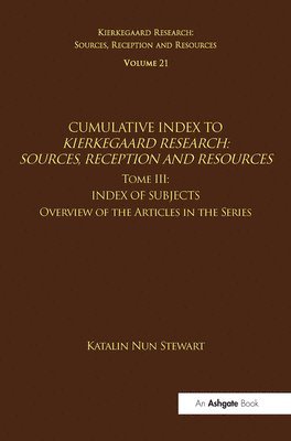 Volume 21, Tome III: Cumulative Index 1