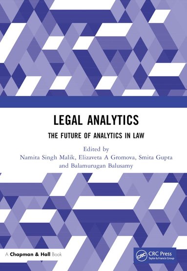 Namita Singh Malik, Elizaveta A Gromova, Smita Gupta, Balamurugan Balusamy - Legal Analytics, Inbunden