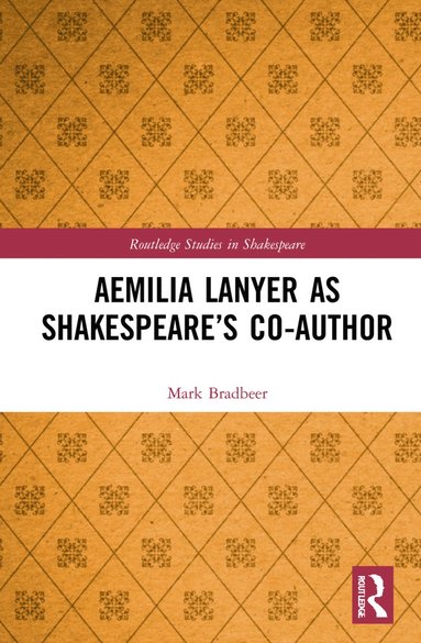 bokomslag Aemilia Lanyer as Shakespeares Co-Author