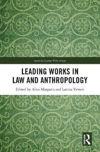 bokomslag Leading Works in Law and Anthropology