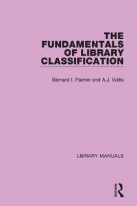 bokomslag Fundamentals of Library Classification