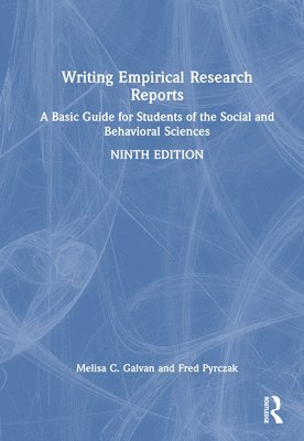Writing Empirical Research Reports 1