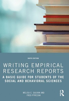 Writing Empirical Research Reports 1