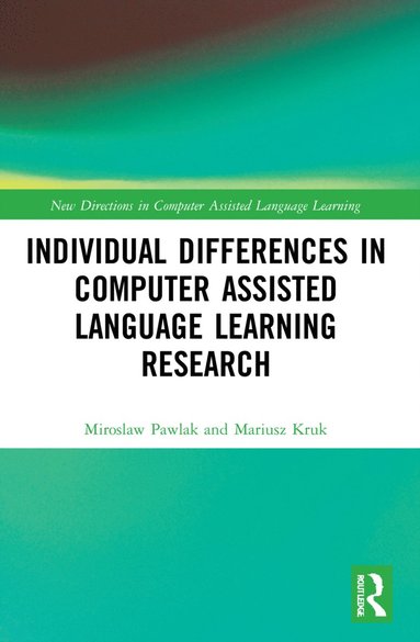 bokomslag Individual differences in Computer Assisted Language Learning Research