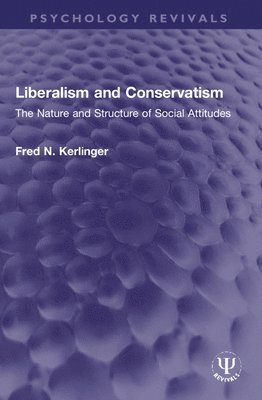 bokomslag Liberalism and Conservatism