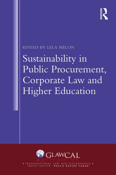 bokomslag Sustainability in Public Procurement, Corporate Law and Higher Education