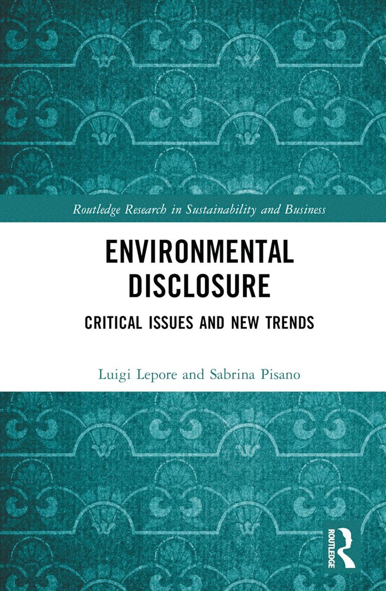 Luigi Lepore, Sabrina Pisano - Environmental Disclosure, Häftad