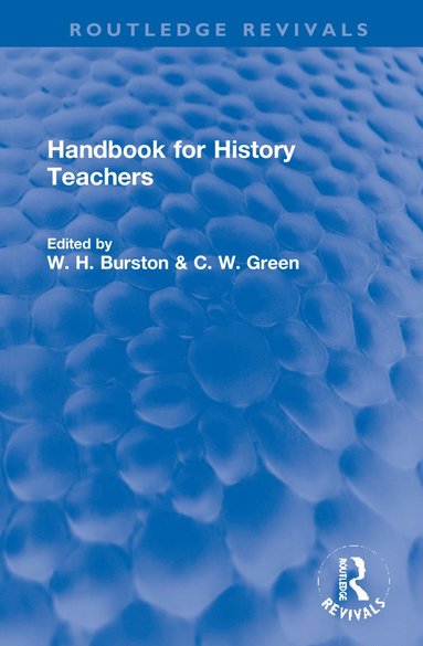 bokomslag Handbook for History Teachers