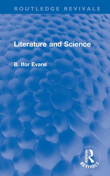 bokomslag Literature and Science