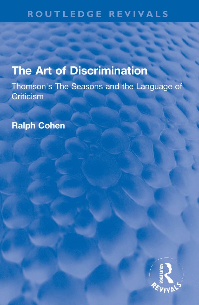 The Art of Discrimination 1